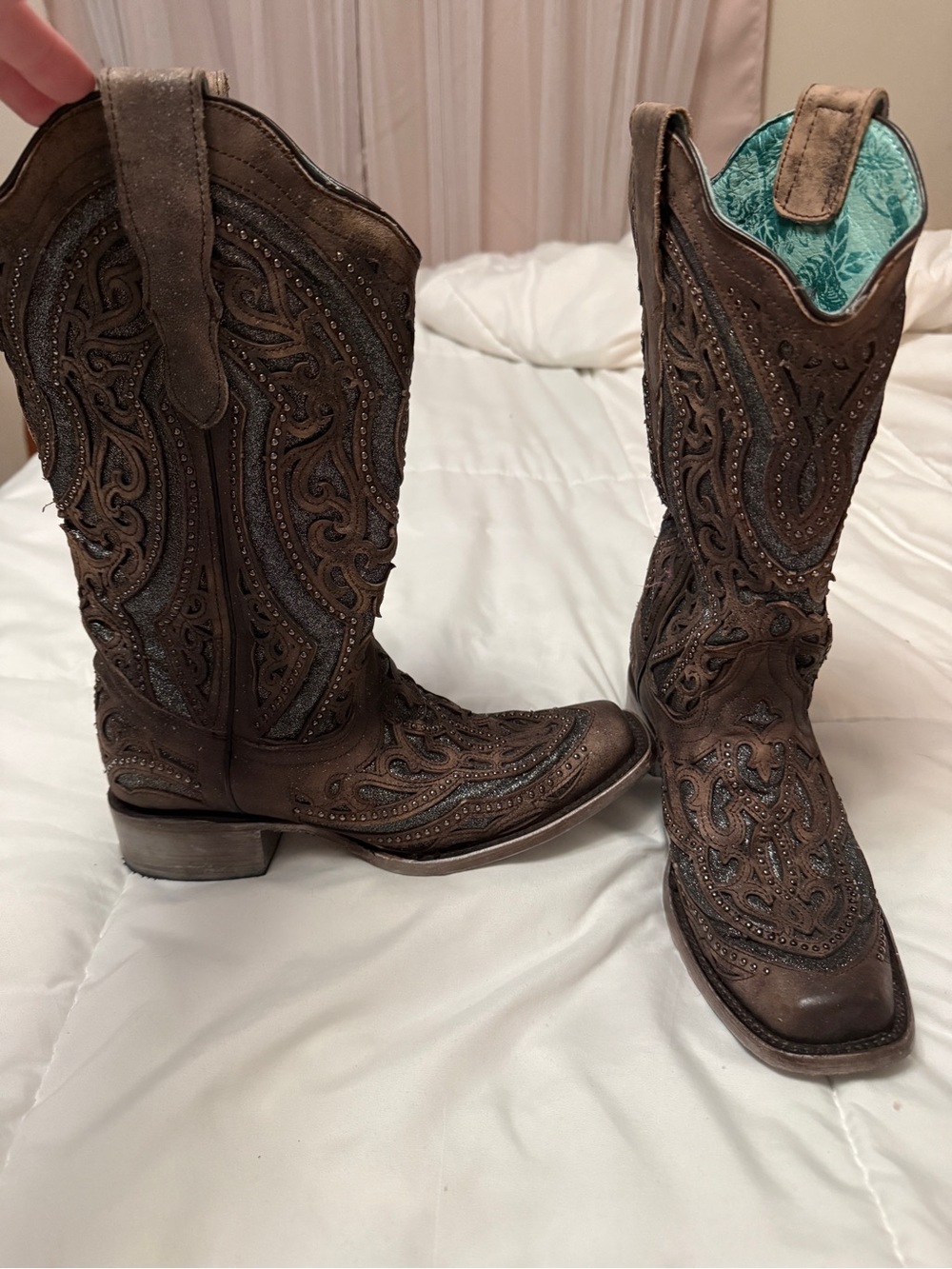 Women’s Corral glitter boots - Picture 4 of 5